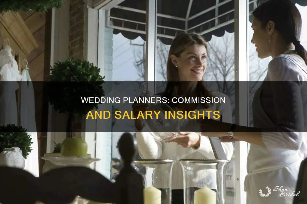 do wedding planners make commission