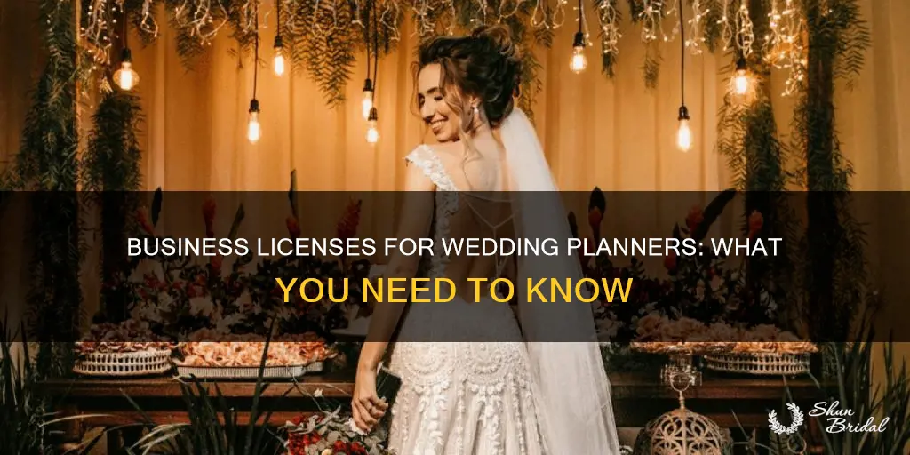 do wedding planners need a business license