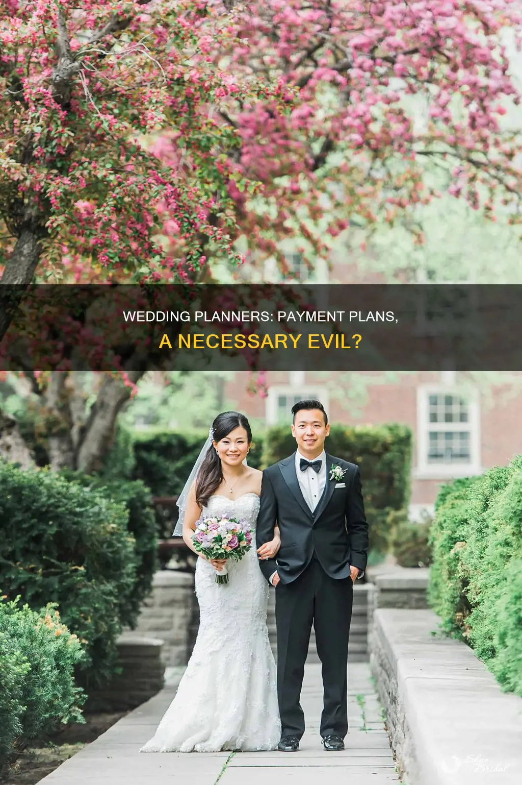 do wedding planners need payment plans