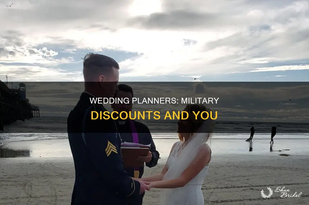 do wedding planners offer military discount