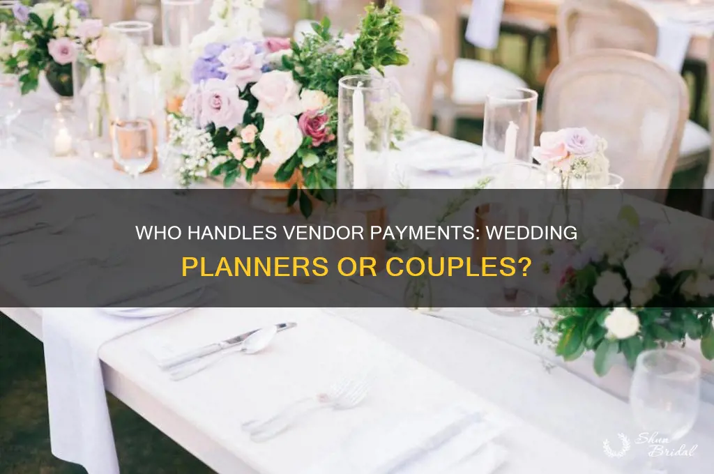 do wedding planners pay the vendors