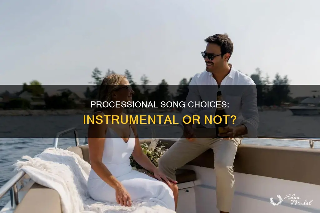 do wedding processional songs have to be instrumental