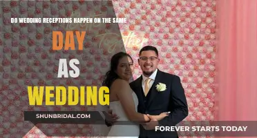 Same-Day Celebrations: Do Wedding Receptions Follow the Ceremony?