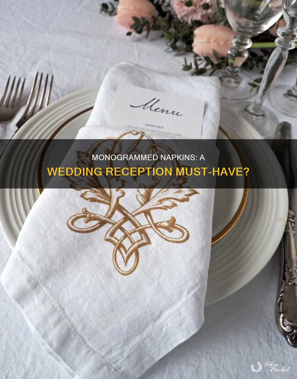 do wedding receptions still do monogrammednapmins
