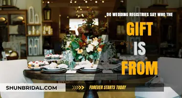 Do Wedding Registries Reveal Gift Givers? Privacy Explained