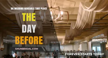 Do Wedding Rehearsals Always Happen the Day Before the Big Day?