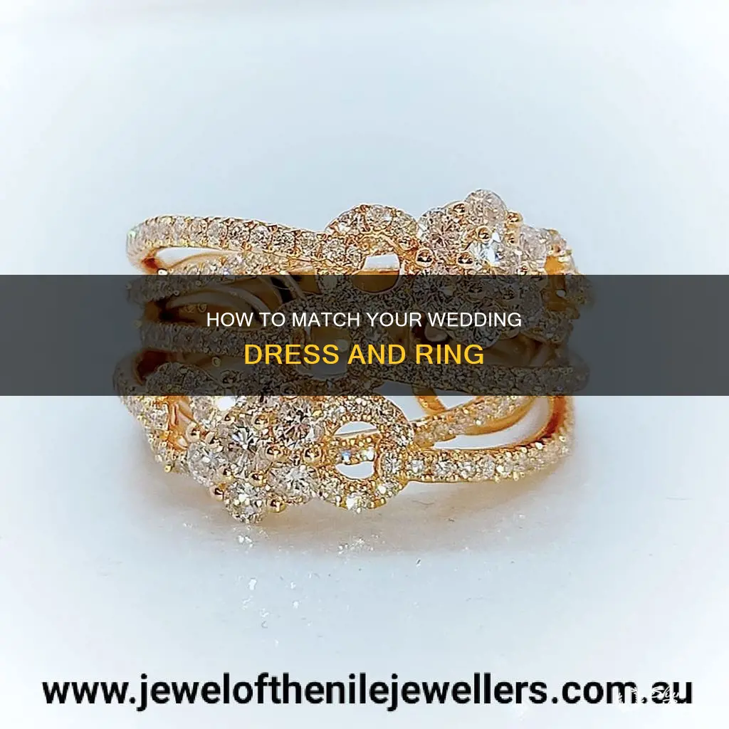 do wedding rings and dress need to match
