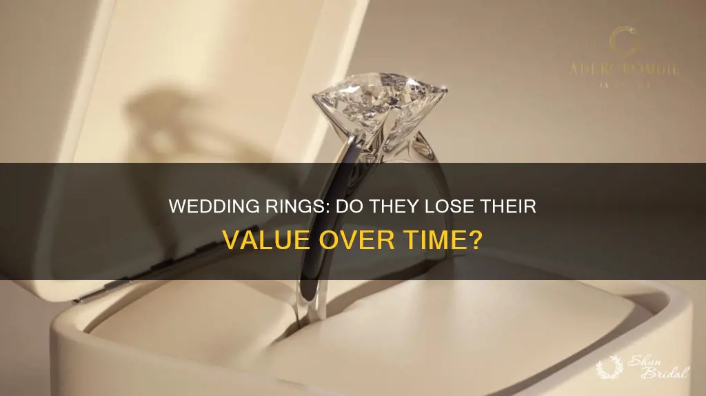 do wedding rings depreciate
