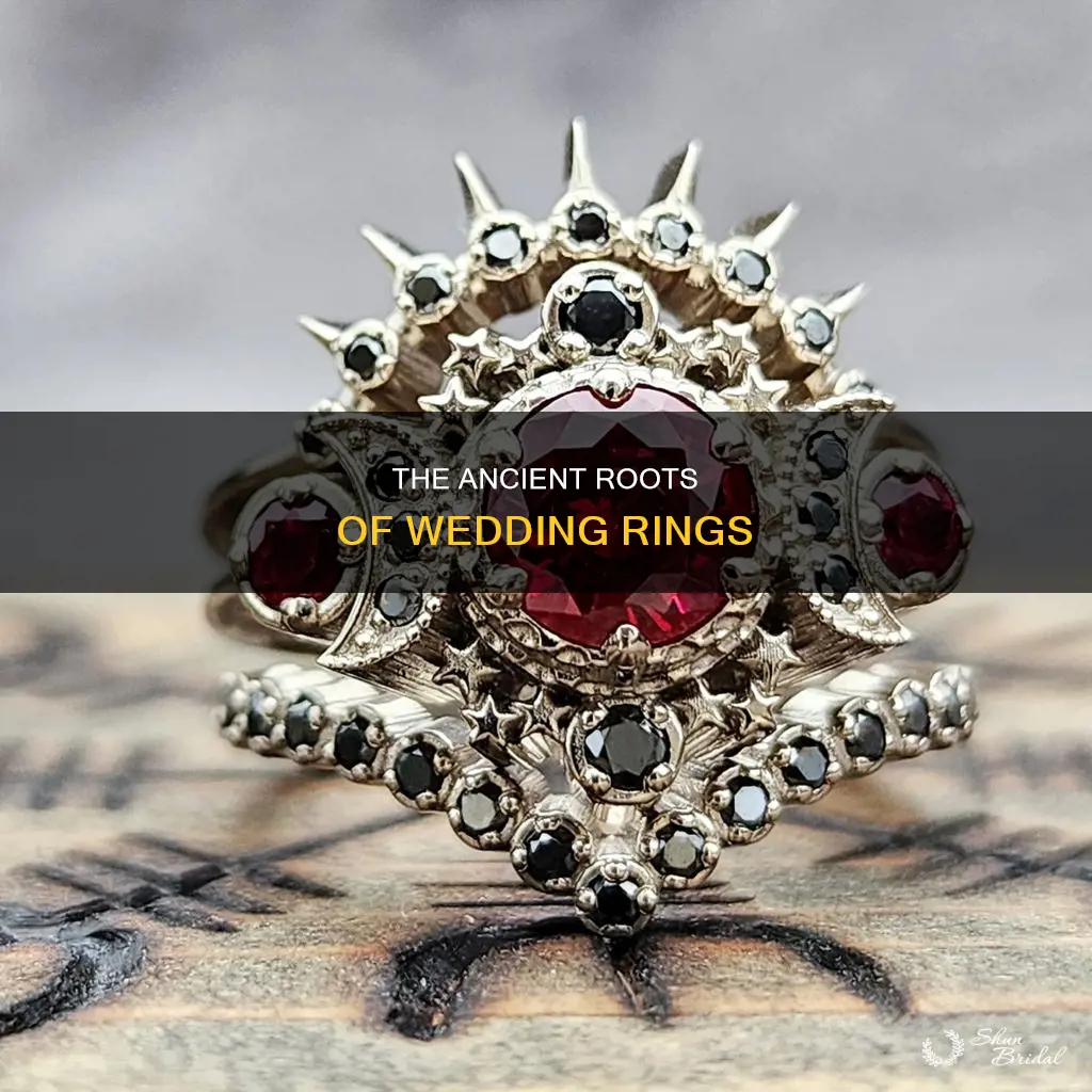 do wedding rings have pagan origins
