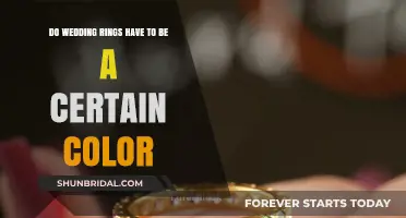 Choosing Wedding Rings: Exploring Color Options