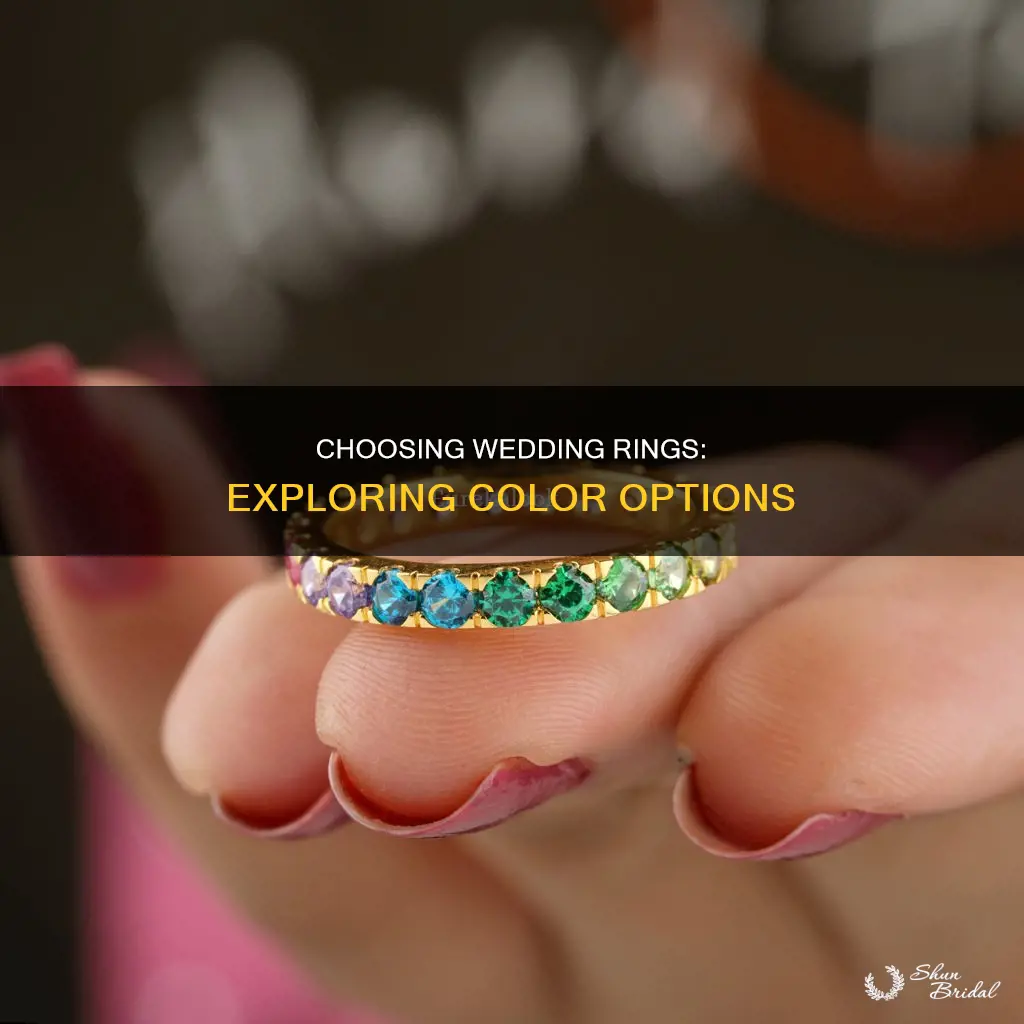 do wedding rings have to be a certain color
