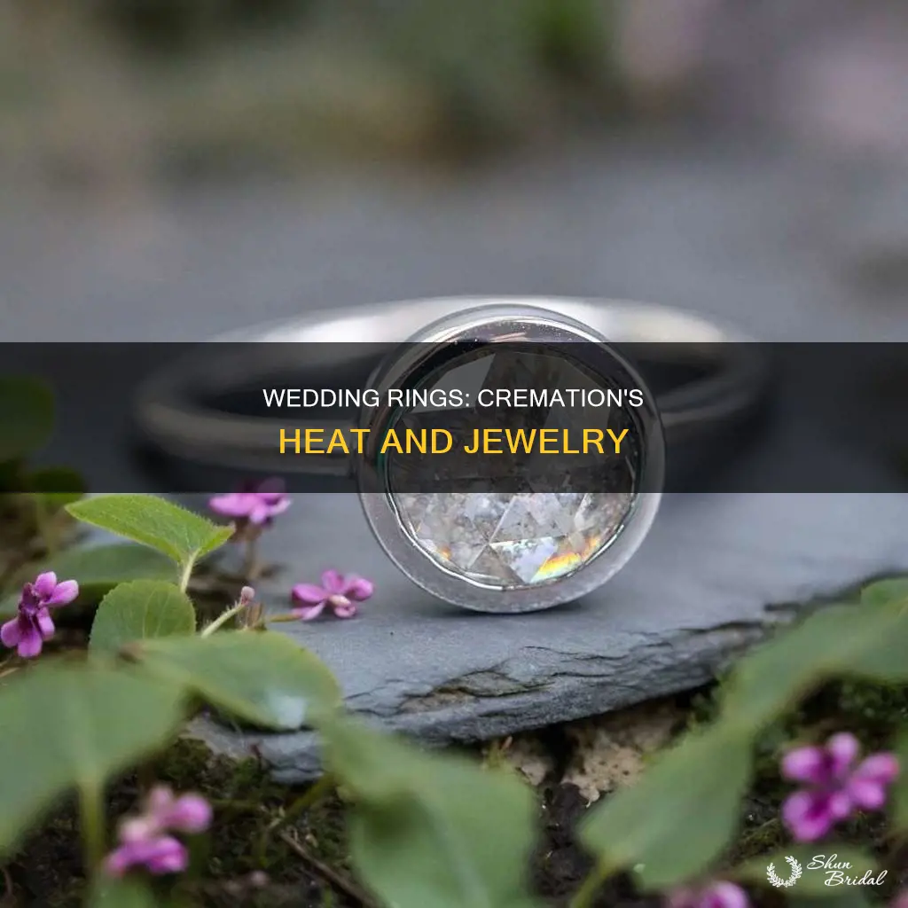 do wedding rings melt during cremation
