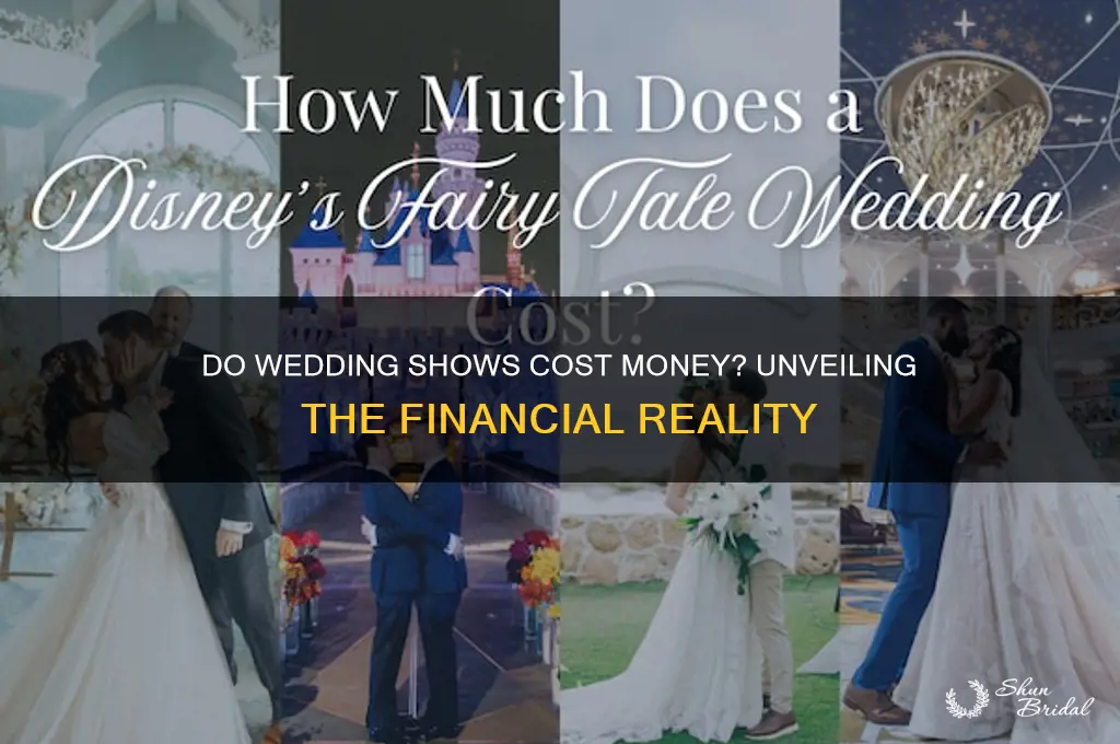 do wedding shows cost money