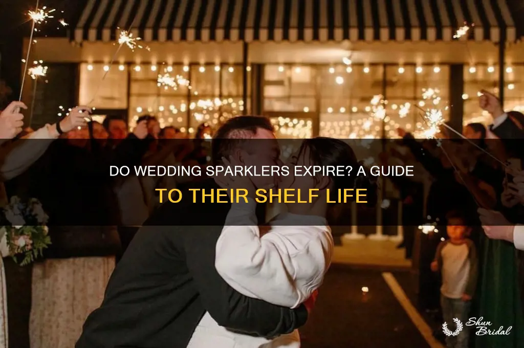 do wedding sparklers go bad
