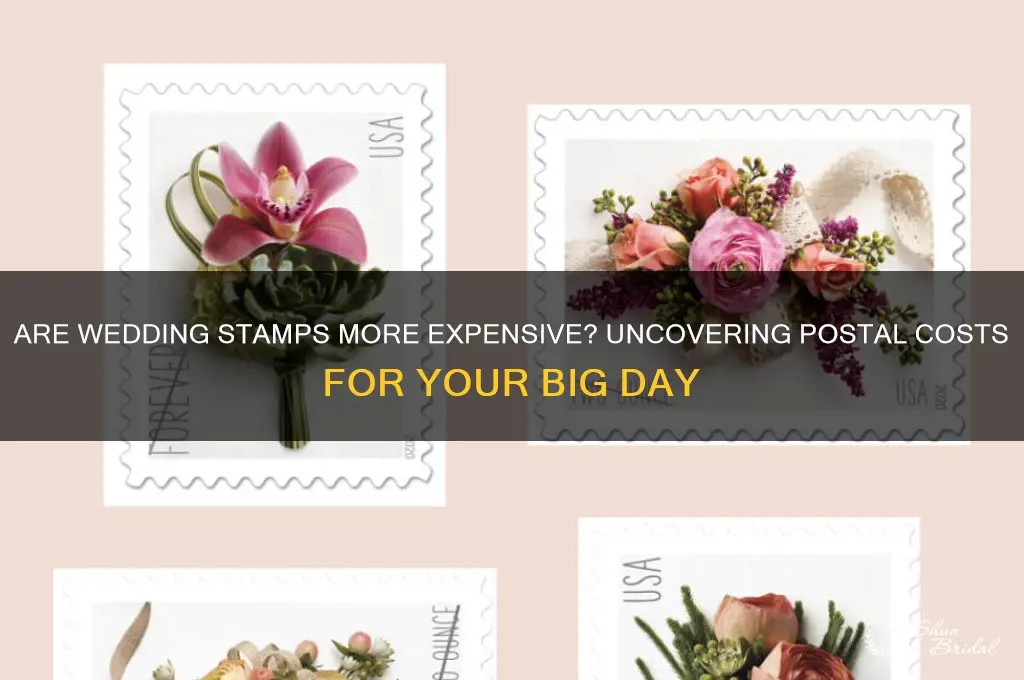 do wedding stamps cost more
