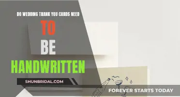 Handwritten Wedding Thank You Cards: Are They Necessary?