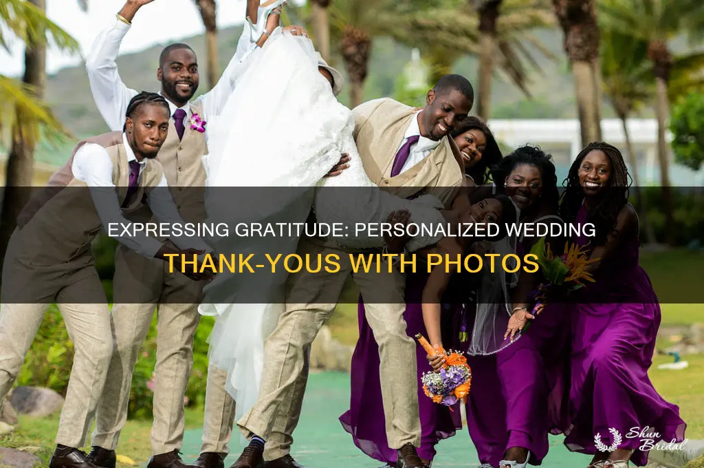 do wedding thank yous with picture