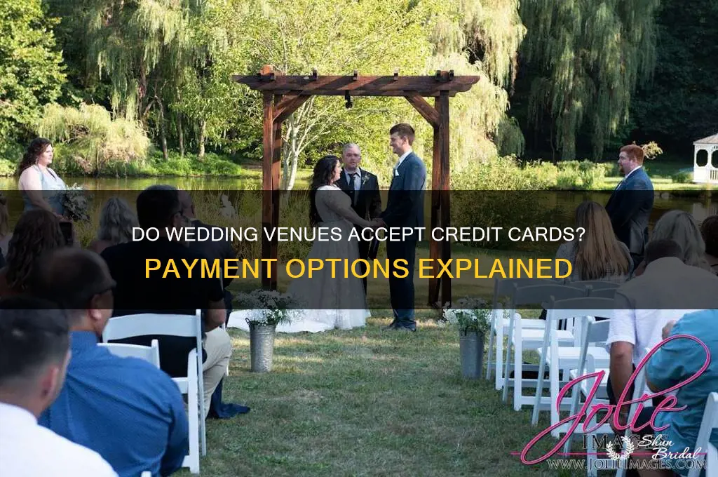 do wedding venues accept credit cards