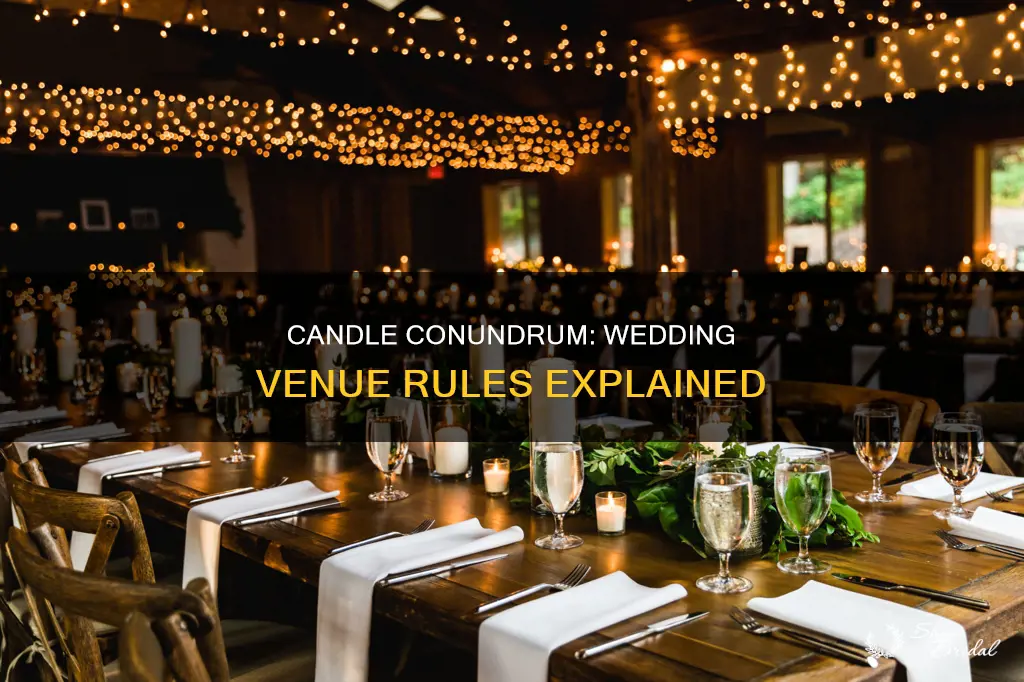 do wedding venues allow candles