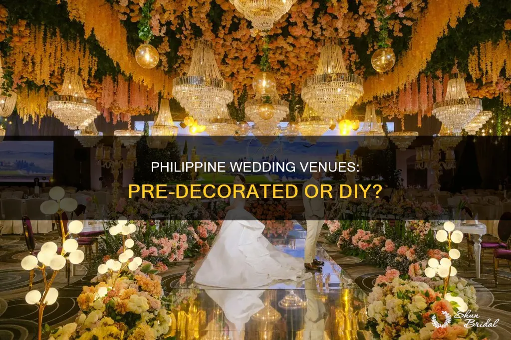 do wedding venues come pre-decorated philippines
