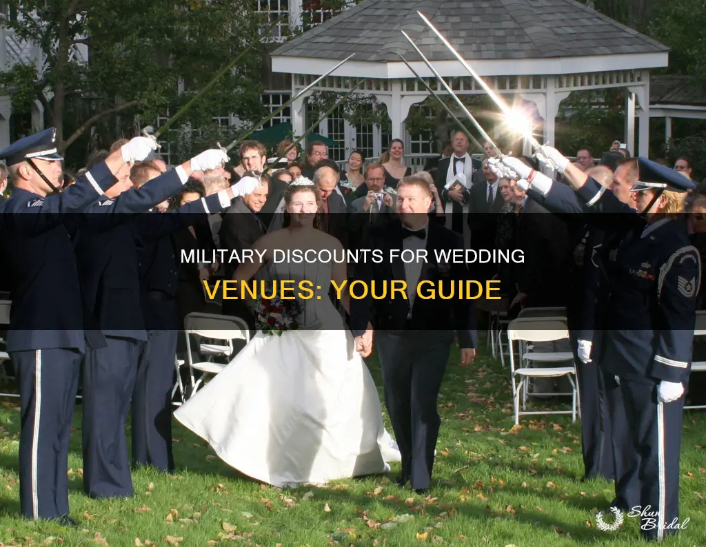 do wedding venues give military discounts