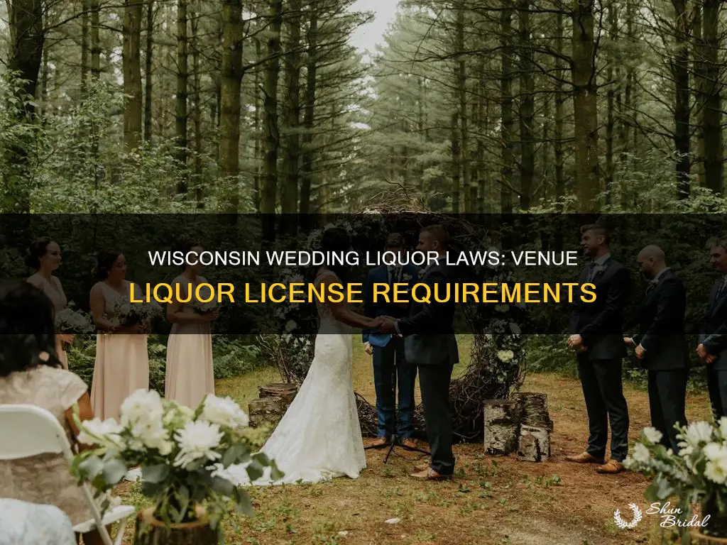 do wedding venues in Wisconsin need liquor license