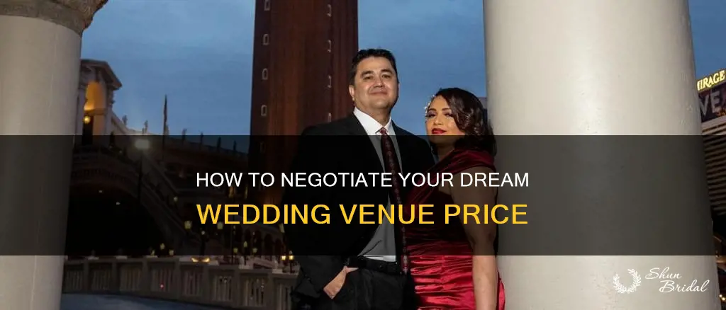 do wedding venues negotiate prices