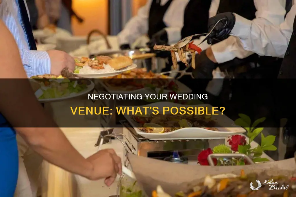 do wedding venues negotiate