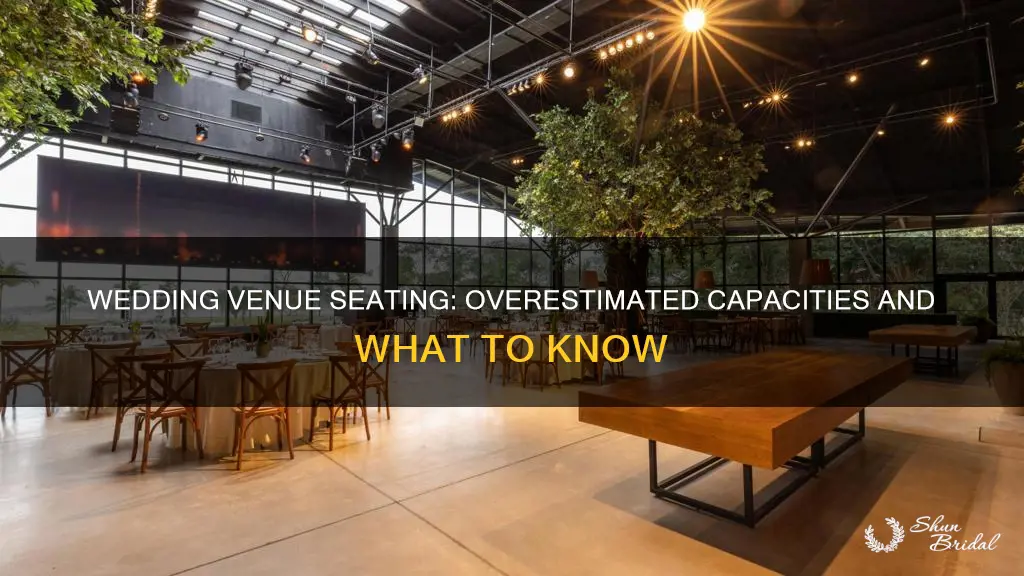 do wedding venues overestimate their seating capacities