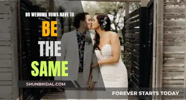 Personalized Wedding Vows: Do They Need to Match?