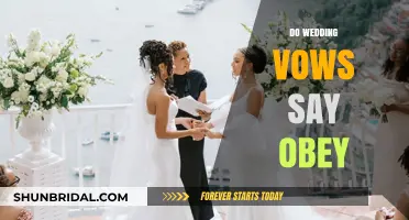 Do Wedding Vows Include 'Obey'? Tradition vs. Modern Choices