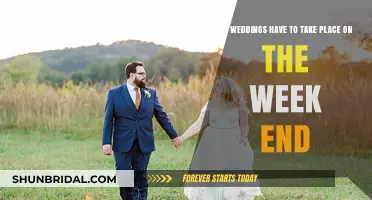 Weekends Not Mandatory: The Wedding Timing Debate
