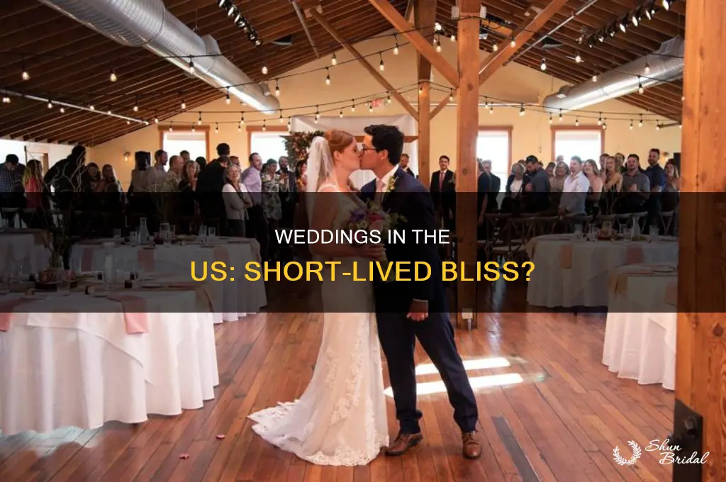 do weddings in us last short