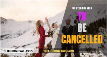 Weddings: To Cancel or Not to Cancel?