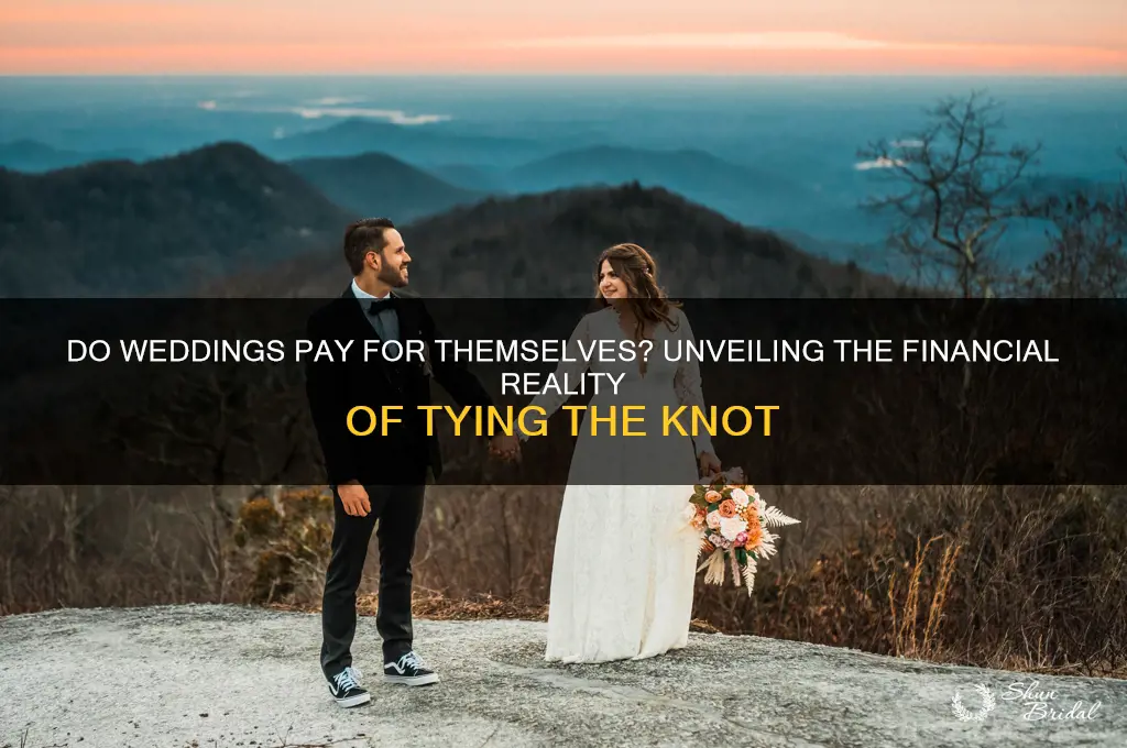 do weddings pay for themselves