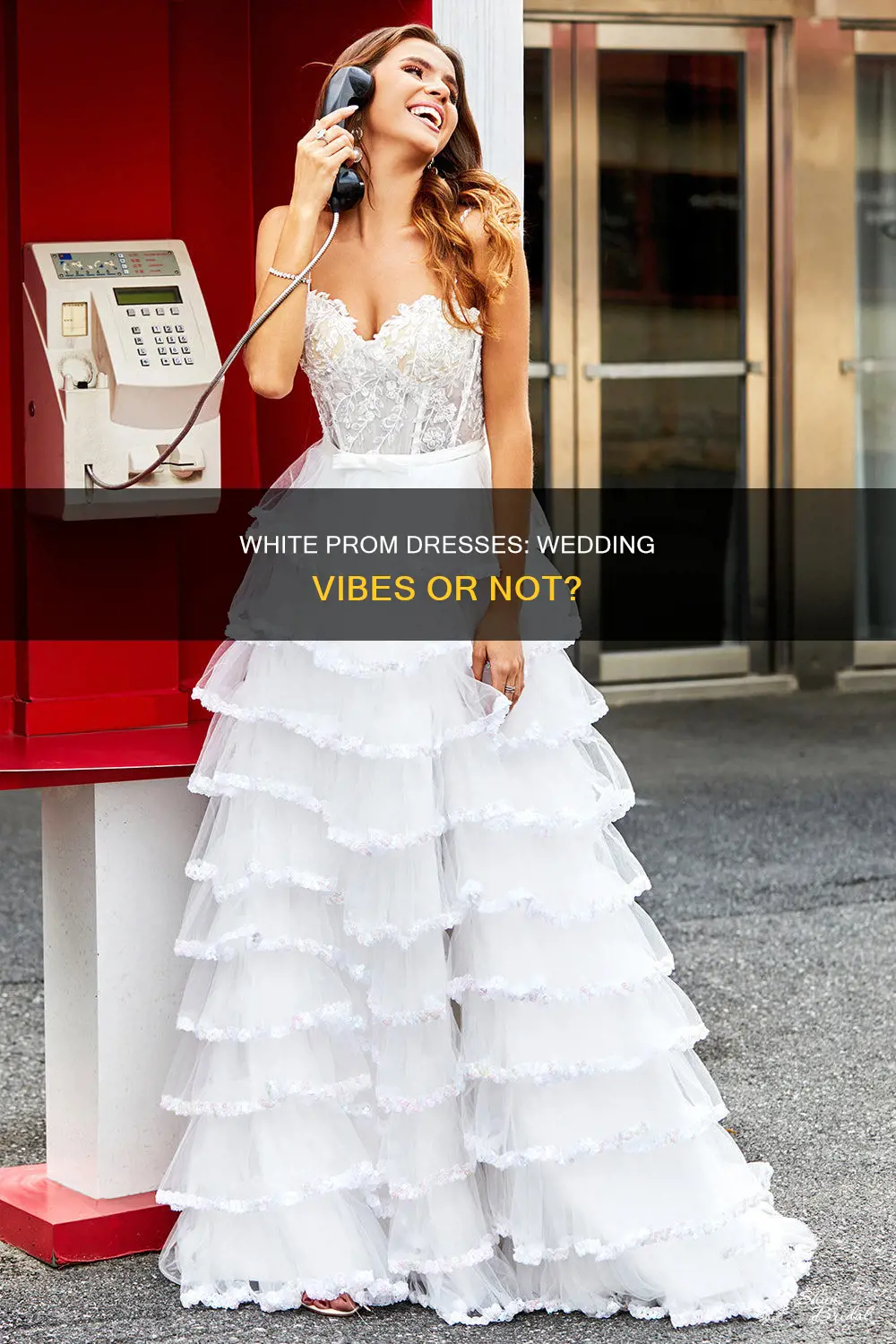 do white prom dresses look like wedding dresses