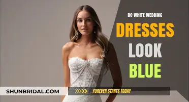White Wedding Dresses: Why Do They Look Blue?