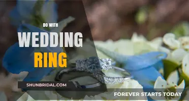 Wedding Ring: What to Do and Don'ts