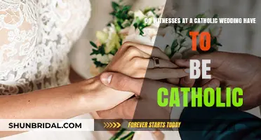 Who Can Witness a Catholic Wedding?