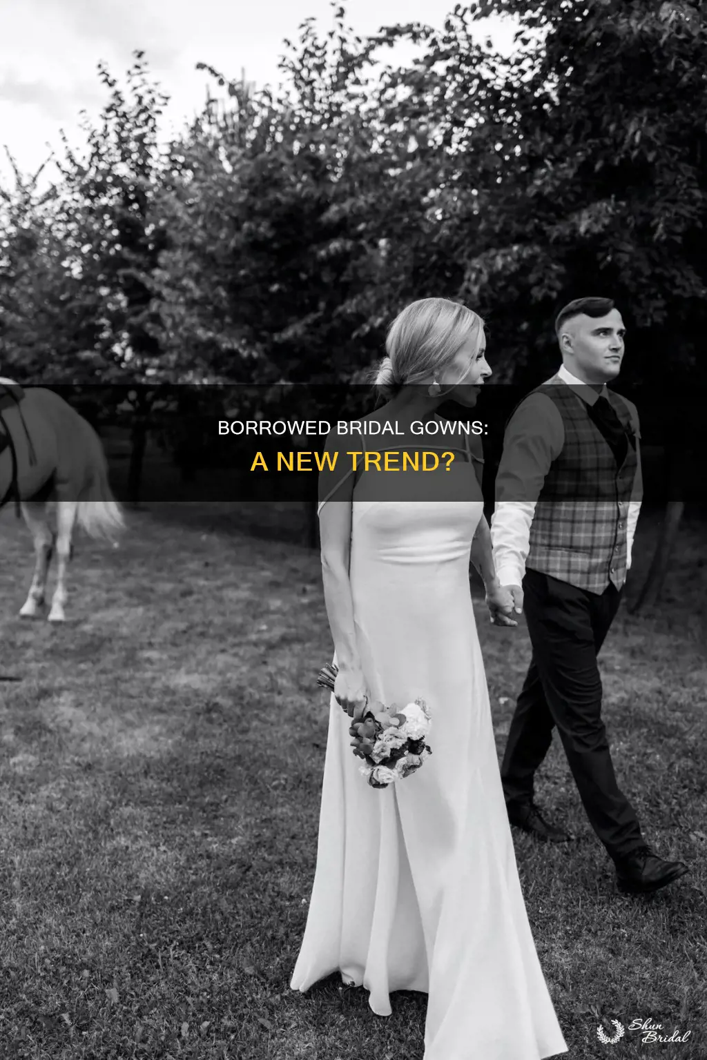 do women borrow wedding dresses