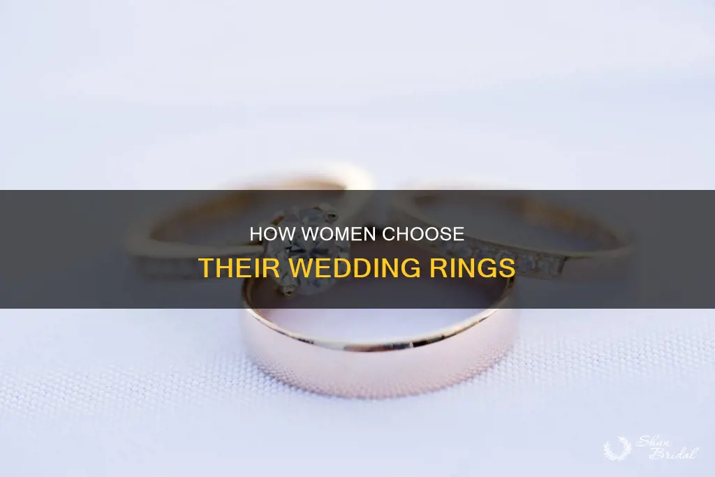 do women choose wedding ring