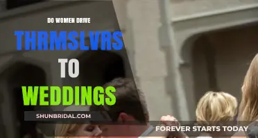 Women Driving Themselves to Weddings: Who's Behind the Wheel?