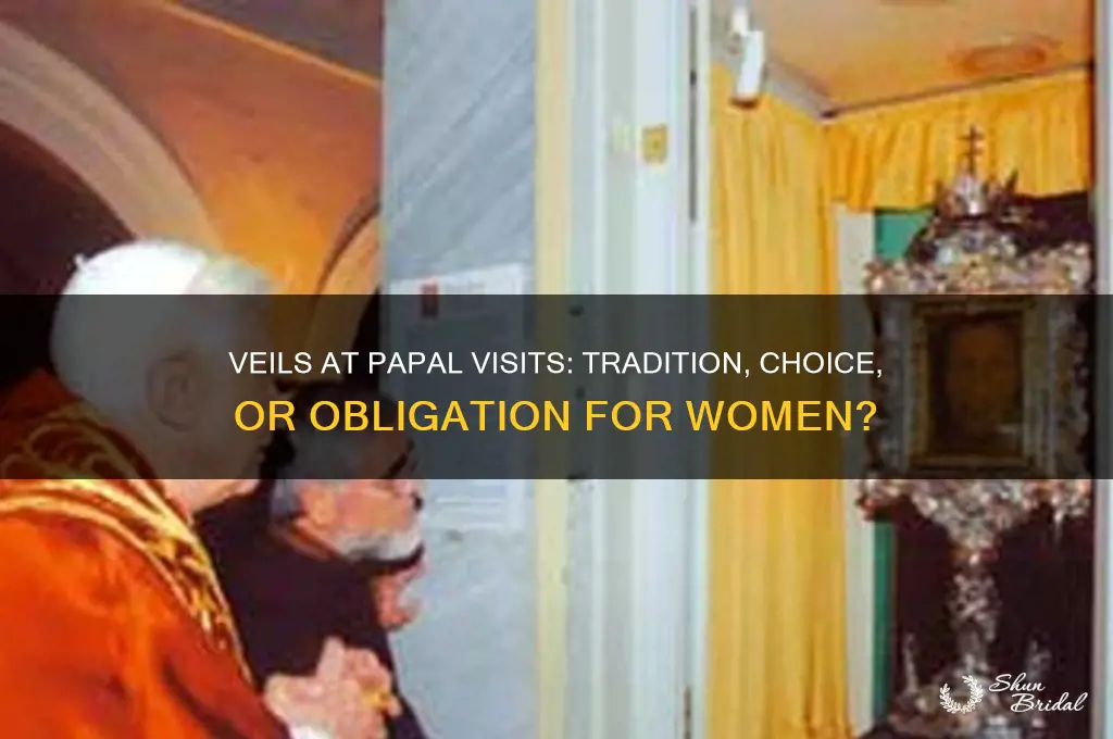 do women have to wear veils to papal visits