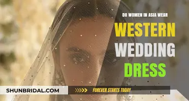 Asian Weddings: Western Dresses and Cultural Fusion