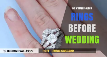 Why Women Solder Rings Before Wedding?