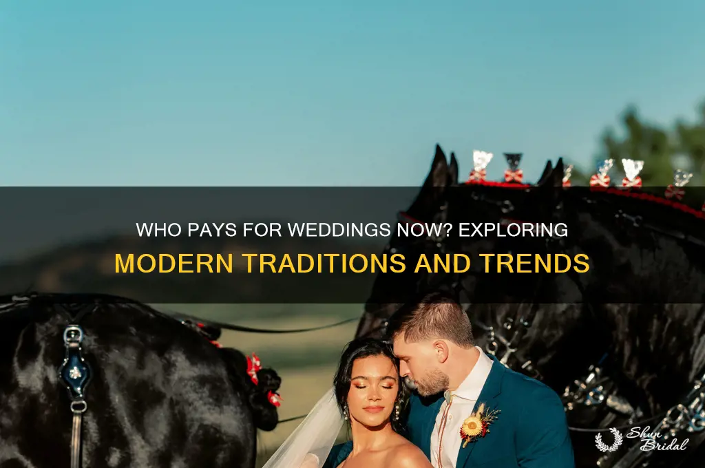 do women still pay for weddings