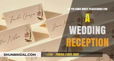 Handwritten Wedding Place Cards: A Personal Touch