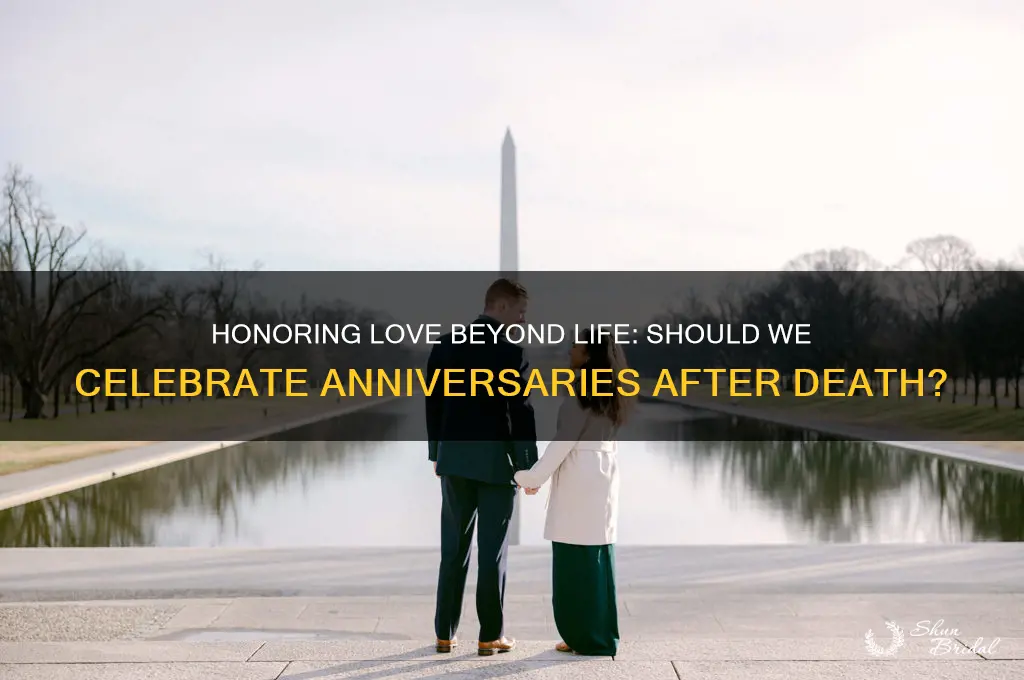 do you acknowledge wedding anniversary after death