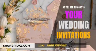 Zip Codes on Wedding Invites: Necessary or Not?