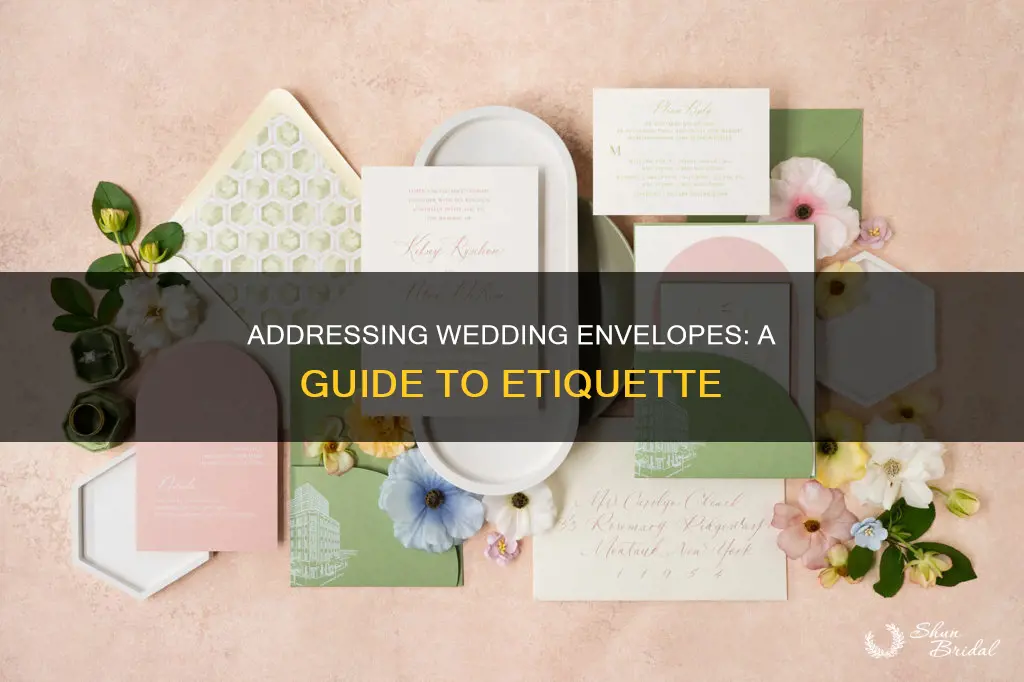 do you address envelope for weddings